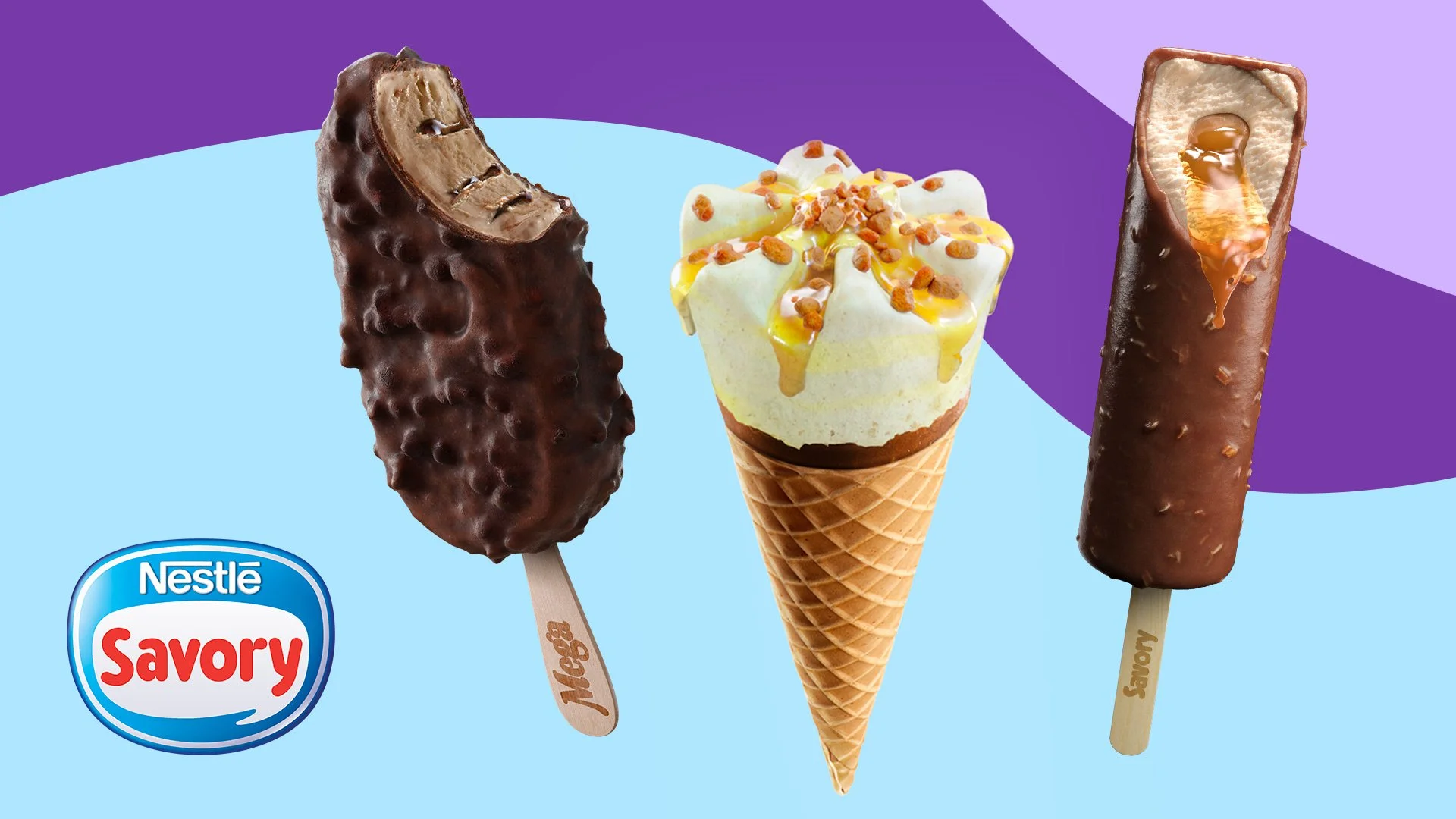 Savory Helados: Render 3D