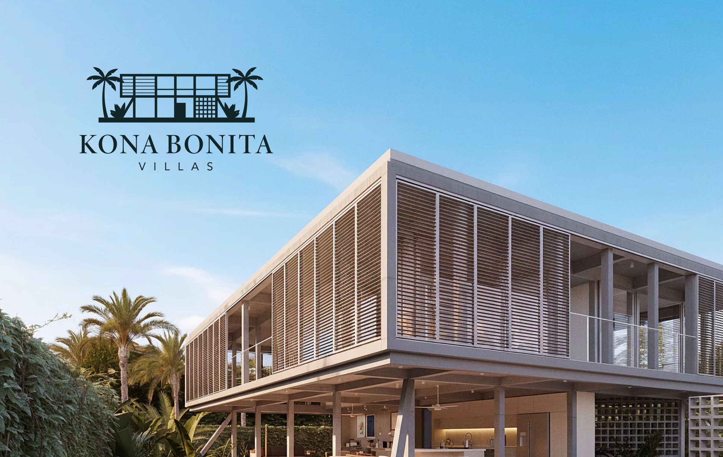 Kona Bonita: la villa en el logotipo