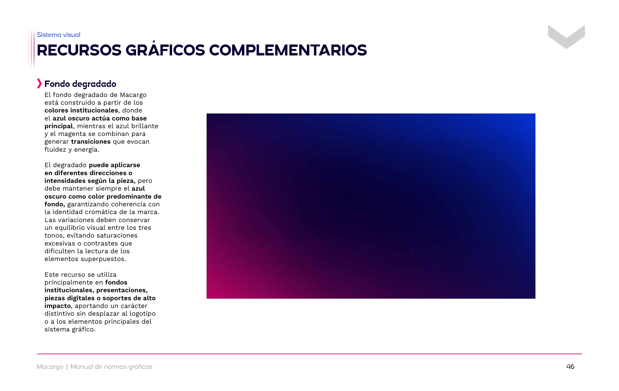 Lámina del manual: el fondo degradado, con el azul oscuro como base.